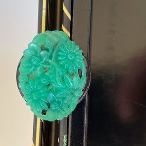 Antique costume jewelry ring